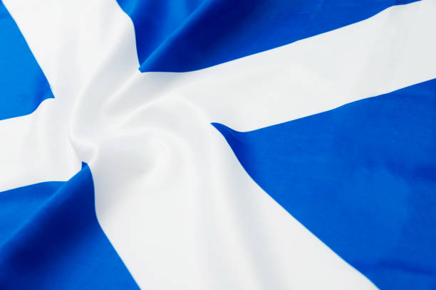 istock Close up of Scotland flag 1094963838