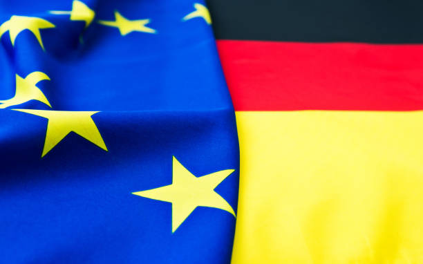 istock German and European Union flags 1094965848