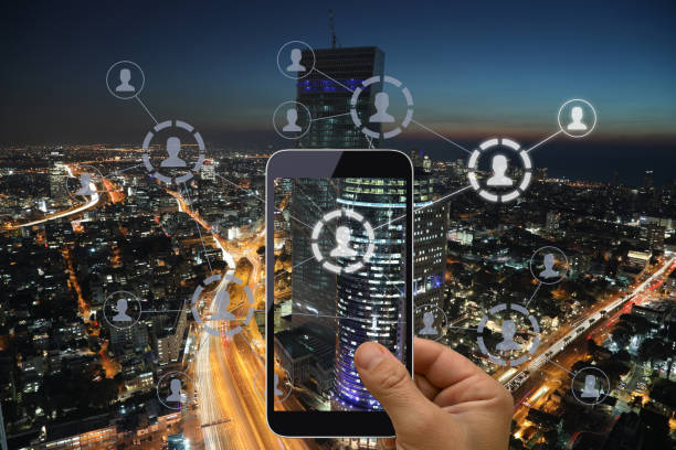 istock Social media icon computer network connection community people mobile phone app 1094969864