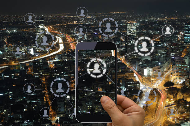 istock Social media icon computer network connection community people mobile phone app 1094970102