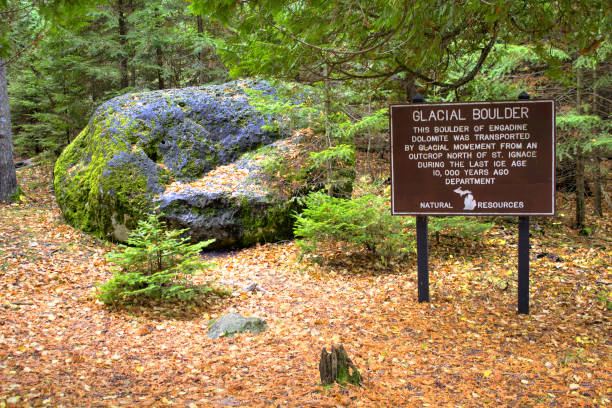 istock Michigan Ice Age Glacial Boulder 1094978594