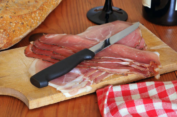 istock Slices of raw ham 1094979152