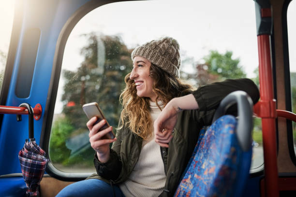 istock She brought her social network along for the ride 1094979792
