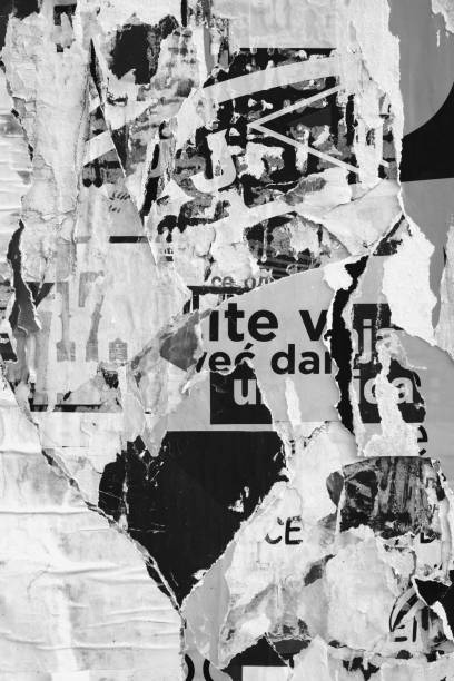 istock Old ripped torn paper crumpled creased posters grunge textures backdrop backgrounds placard 1094980032
