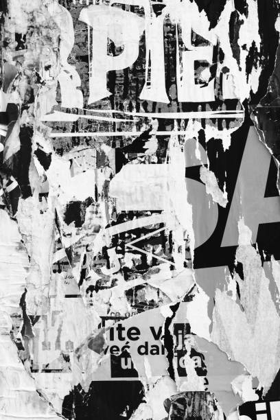 istock Old ripped torn paper crumpled creased posters grunge textures backdrop backgrounds placard 1094980120