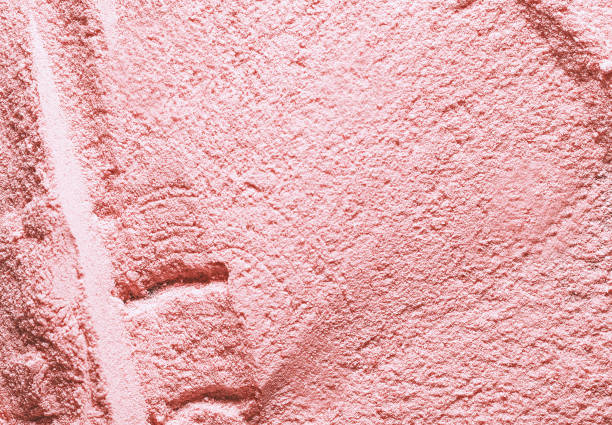 istock powder texture. Decorative cosmetic product 1094983288