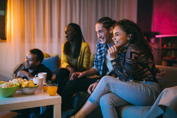 istock Movie night at home 1094993652