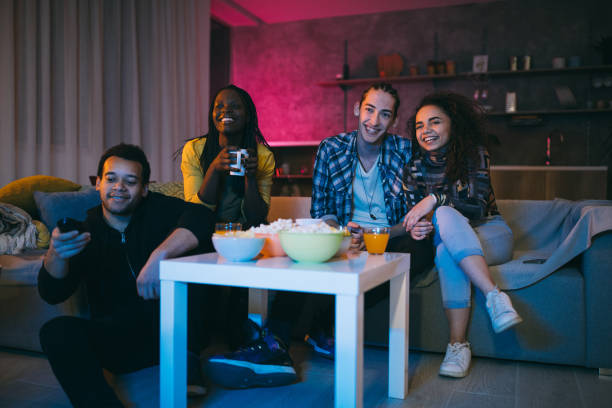 istock Movie night at home 1094994856