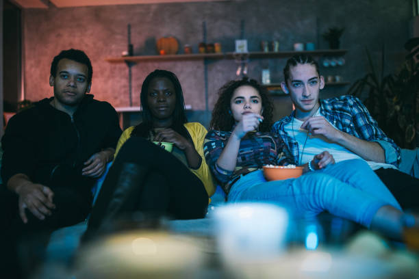 istock Friends watching movie 1094995668