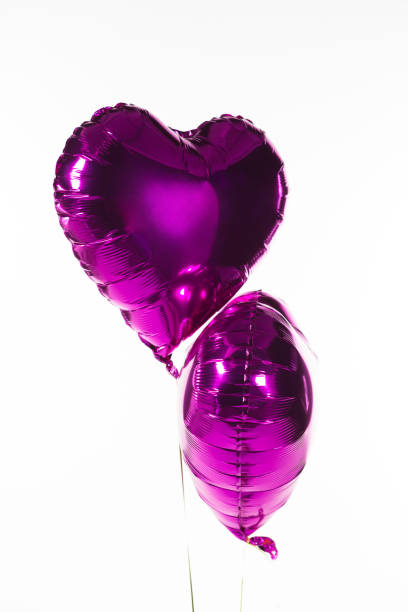 istock Valentine balloons against white background 1095000132