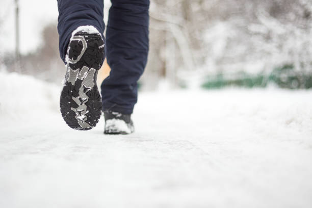 istock Winter shoes. Close-up. 1095000898