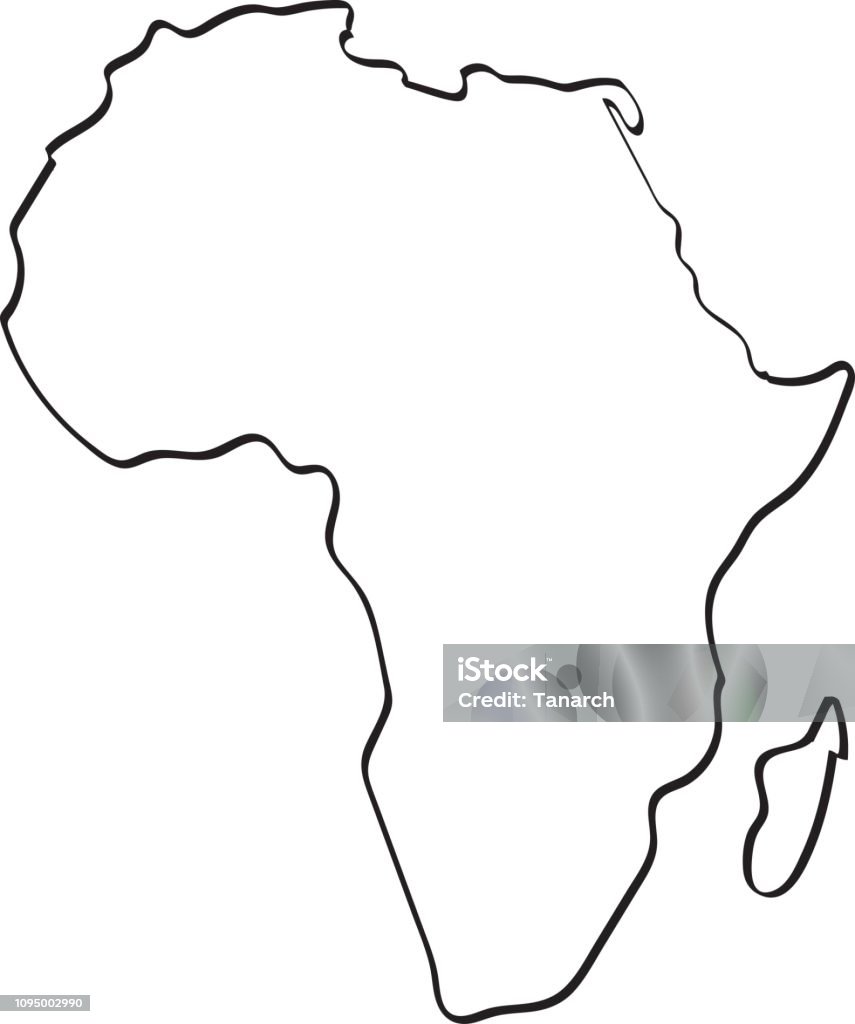 Bản Đồ Châu Phi Phác Thảo Tự Do Trên Nền Trắng Minh Họa Vectơ Hình Minh Họa  Sẵn Có - Tải Xuống Hình Ảnh Ngay Bây Giờ - Istock