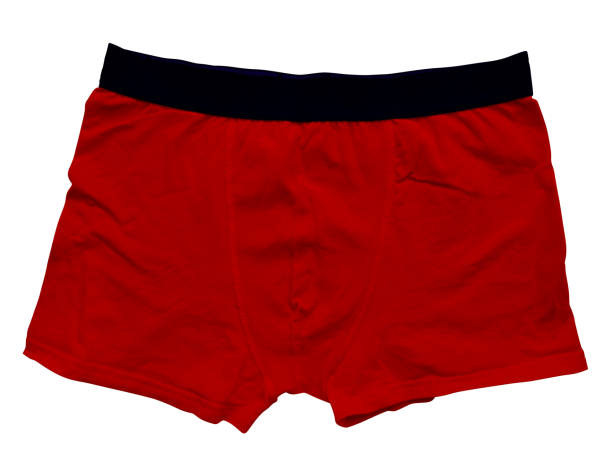 istock Male underwear isolated - red 1095012402