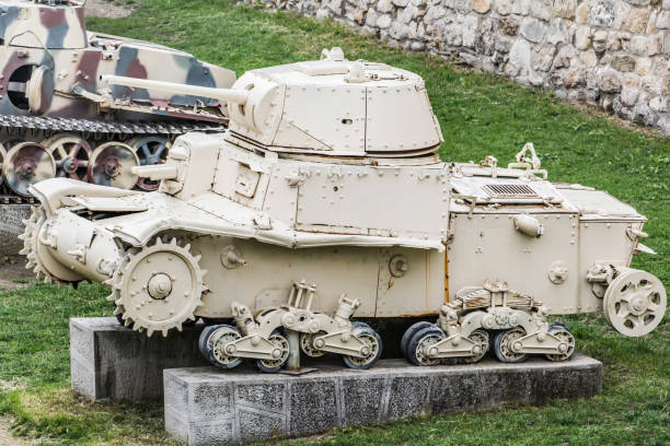 Wwii Italian Medium Tank M1340 Stock Photo - Download Image Now