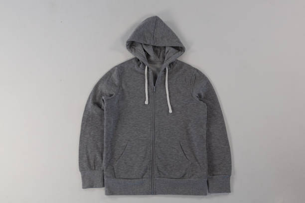 istock Hoodie jacket on white background 1095027882