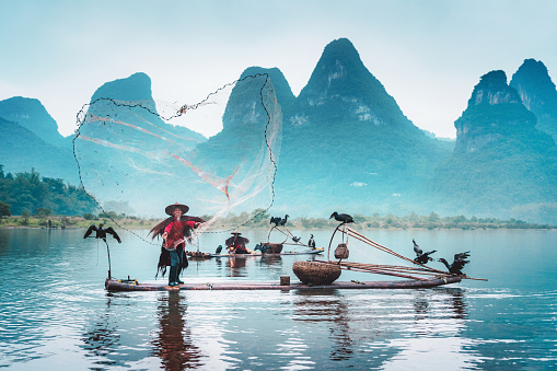 Traditional Chinese Fisherman, Li River