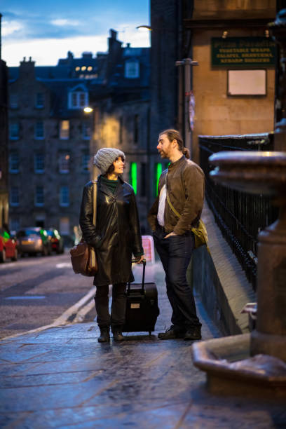 istock Couple on South Bridge, Edinburgh at Night 1095047516