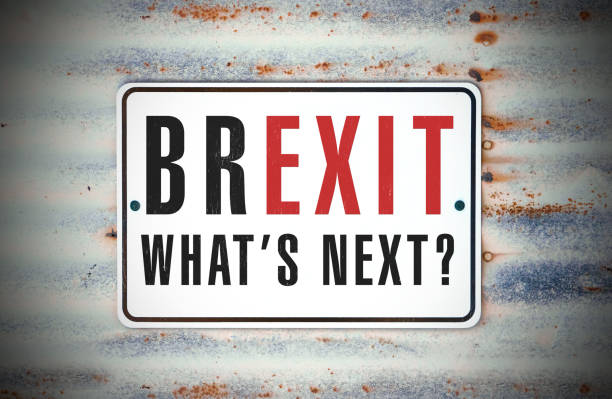 brexit what's next? - fiscal cliff imagens e fotografias de stock