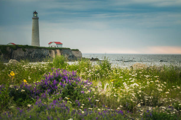 istock Cap des Rosiers Lighthouse in Quebec 1095063046