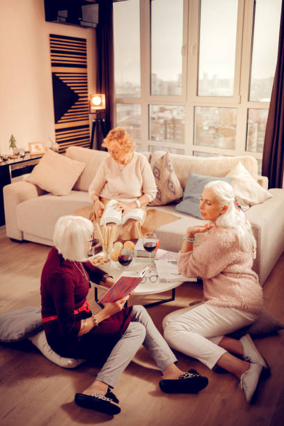 istock Positive senior women talking to each other 1095066506