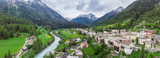 istock Village Lavin, Switzerland, May 13, 2018. 1095083112