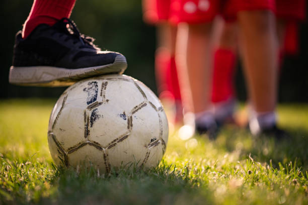 istock Soccer ball close up 1095111406