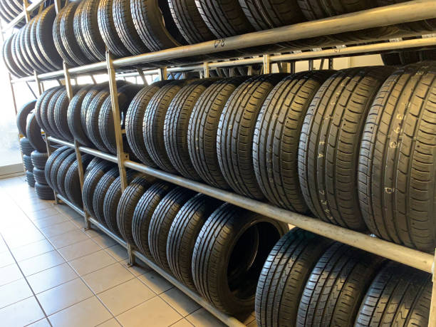istock New car tyres 1095112570