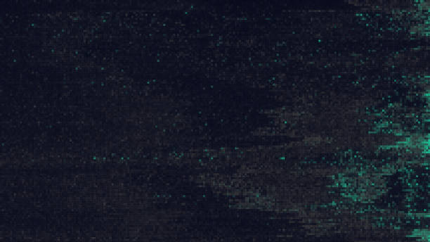 istock Unique Design Abstract Digital Animation Pixel Noise Glitch Error Video Damage 1095121302