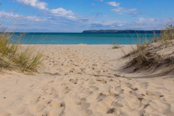 istock Lake Michigan Shore on Leelanau Peninsula 1095142910