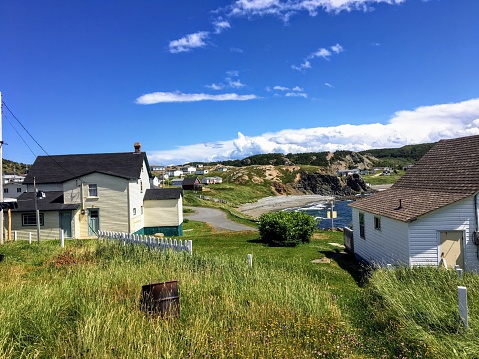 July 23rd, 2017: The beautiful town of Twilingate, Newfoundland and Labrador, along the rugged cliffs facing the atlantic ocean.  Famous for the icebergs that float by the shore -  The iceberg capital of the world.