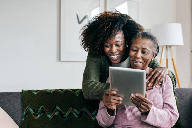 istock Caregiver and senior women 1095145472