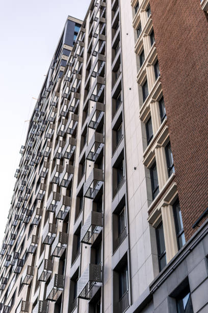 istock multi-storey residential building against the blue sky 1095168962