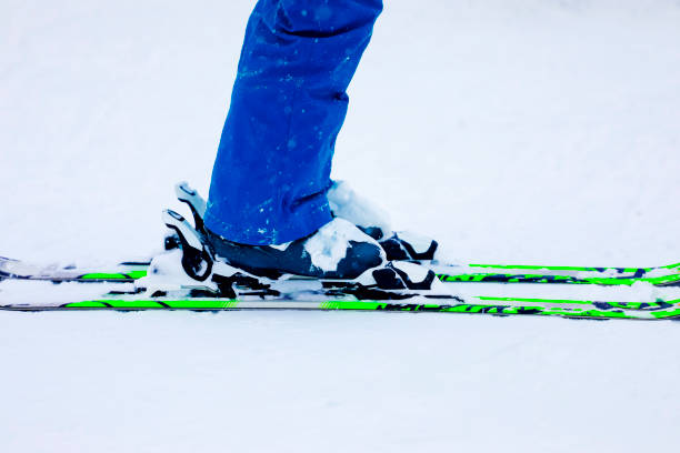 istock Close up of skier foot 1095184224