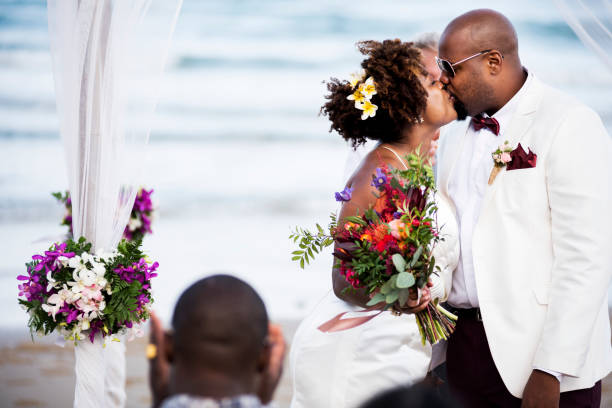 istock African American couple getting married at the beach 1095187514