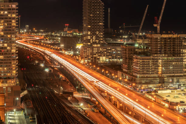 istock Toronto Cityscape, Gardiner Expy in the evening. 1095189118