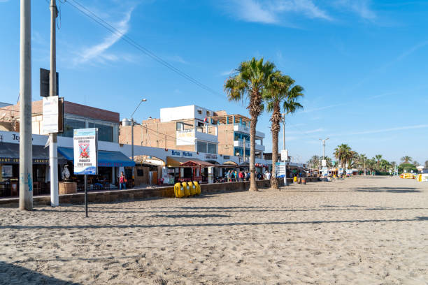 plaża paracas bay w peru - ice fishing zdjęcia i obrazy z banku zdjęć