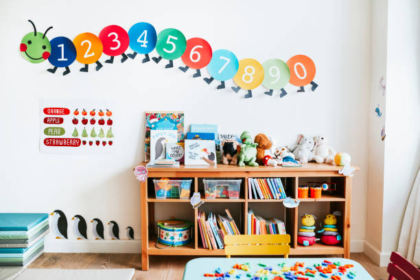 istock Classroom of kindergarten interior design 1095193908