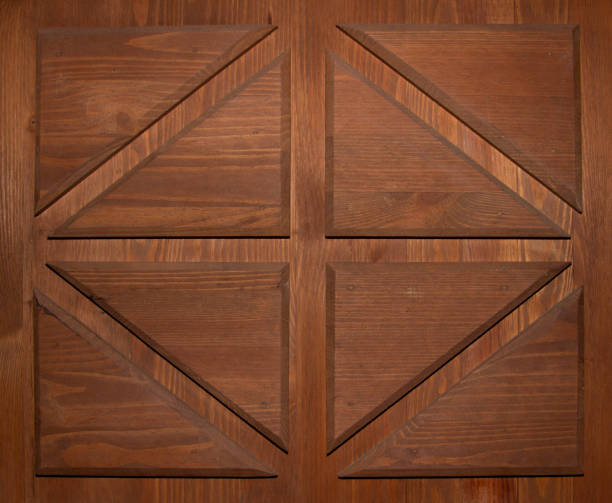 istock three-dimensional wooden background, rhombus pattern of triangles in a square 1095203948