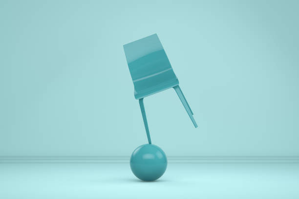 istock Balance with Chair, Minimal Concept 1095217146