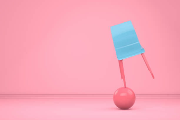 istock Balance with Chair, Minimal Concept 1095218150