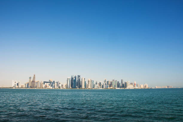 istock Panoramic view of modern skyline of Doha 1095226938