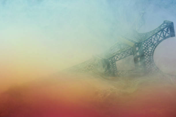 istock Tower and ink in water 1095228796