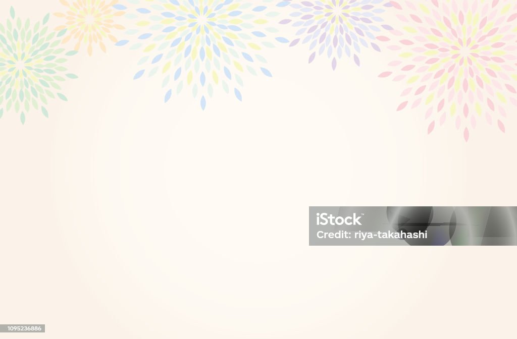 Japanese Firework Pattern Japanese Traditional Firework Pattern Vector Background Stock ...