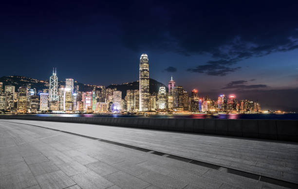 istock Advertising backplate, Hong Kong 1095237444