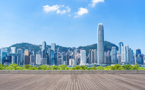 istock Advertising backplate, Hong Kong 1095237450