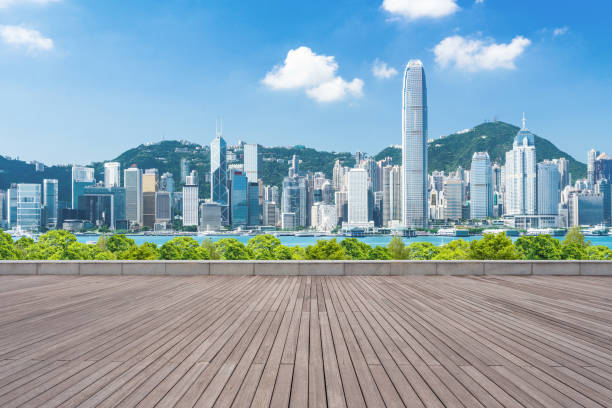 istock Advertising backplate, Hong Kong 1095237462