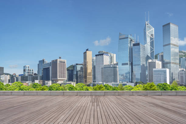istock Advertising backplate, Hong Kong 1095237464