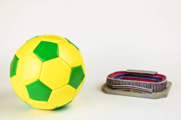 istock Soccer ball isolated on white background. 1095238764
