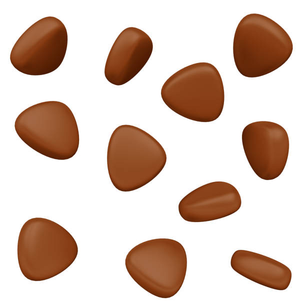istock Abstract simple geometric shapes isolated on white background. Cartoon cute children forms. Colorful funny realistic glossy style. Plastic reflective material. 3D render. 1095244462