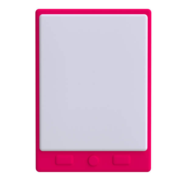istock Stylized funny cartoon tablet. Children clay, plastic or soft toy. 3d illustration. 1095245358
